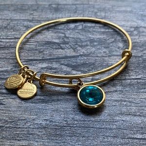 Alex and Ani May birthstone charm bracelet